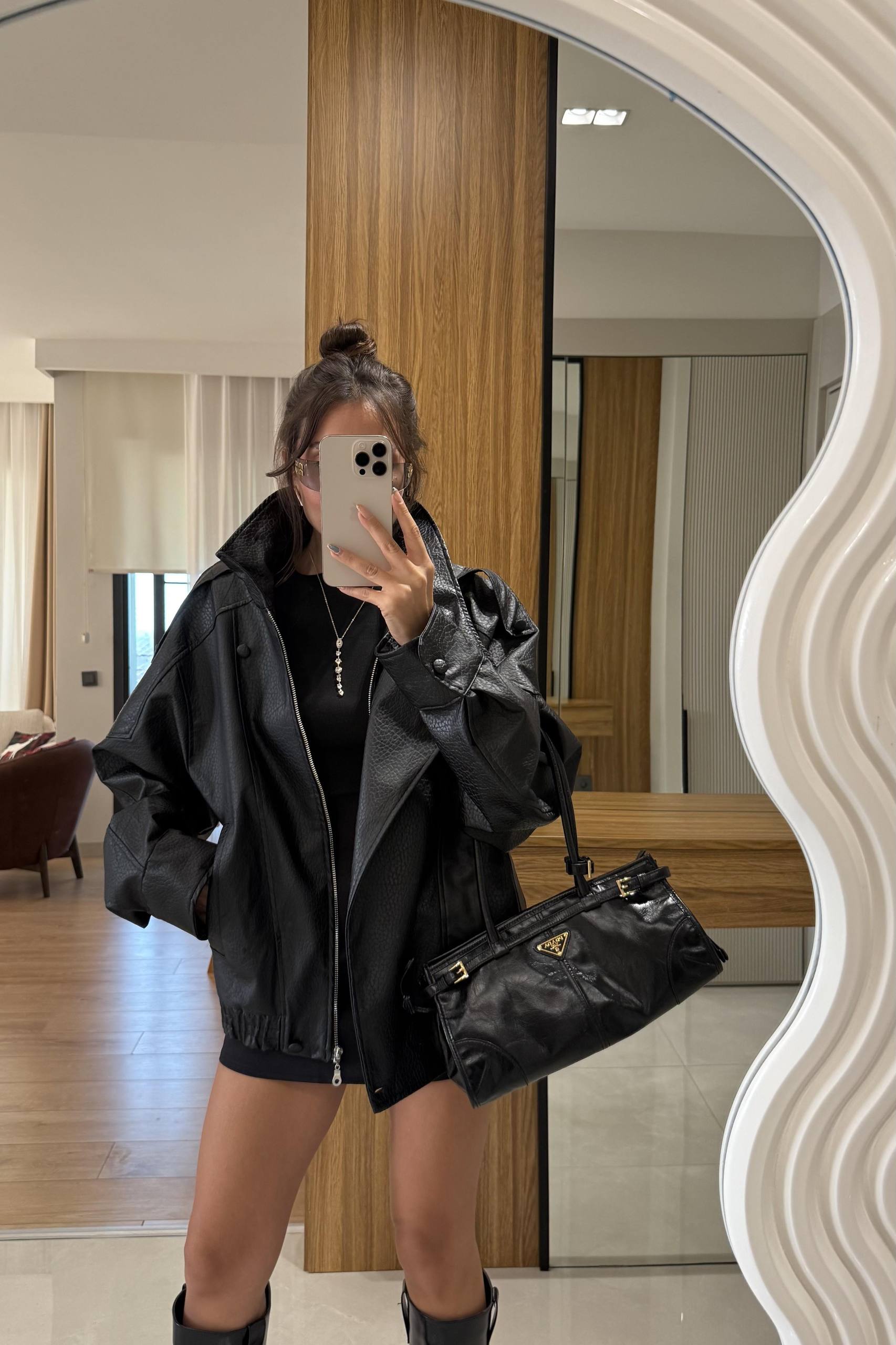 Leather Luxe ג׳קט